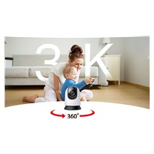 MERCUSYS MC230 Domácí bezpečnostní otočná Wi-Fi kamera, 5Mpx