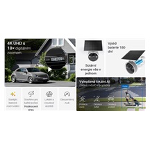 TP-Link Tapo C465, Chytrá bezdrátová bezpečnostní kamera + solární panel, 8Mpx