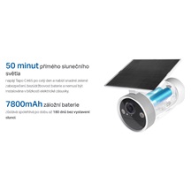 TP-Link Tapo C465, Chytrá bezdrátová bezpečnostní kamera + solární panel, 8Mpx