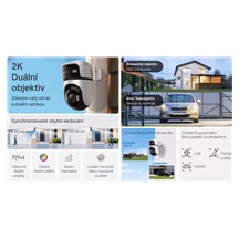 TP-Link Tapo C545D Venkovní otočná Wi-Fi kamera s dvěma objektivy, 3Mpx