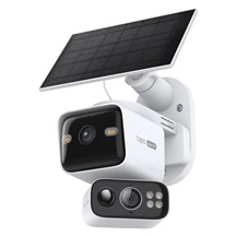 TP-Link Tapo C645D KIT Bezpečnostní otočná kamera s naklápěním a dvěma objektivy + solární panel, 3Mpx