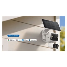 TP-Link Tapo C645D KIT Bezpečnostní otočná kamera s naklápěním a dvěma objektivy + solární panel, 3Mpx
