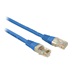 Solarix Patch kabel CAT5E UTP PVC 1m modrý non-snag-proof C5E-155BU-1MB