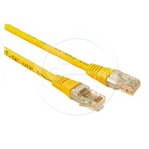 Solarix Patch kabel CAT5E UTP PVC 1m žlutý non-snag-proof C5E-155YE-1MB