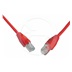 Solarix Patch kabel CAT5E SFTP PVC 0,5m červený snag-proof C5E-315RD-0,5MB
