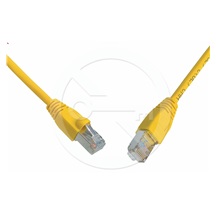 Solarix Patch kabel CAT5E SFTP PVC 1m žlutý snag-proof C5E-315YE-1MB
