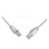 Solarix Patch kabel CAT5E SFTP PVC 2m šedý snag-proof C5E-315GY-2MB