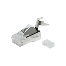 Solarix Konektor RJ45 CAT6A STP 8p8c stíněný skládaný na drát KRJS45/6ASLD