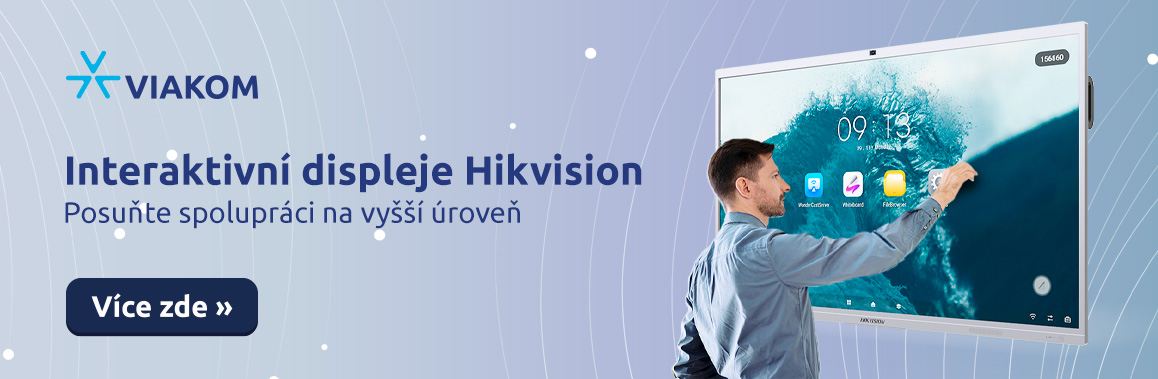 Kamery = Interaktivní displaye HIKVISION